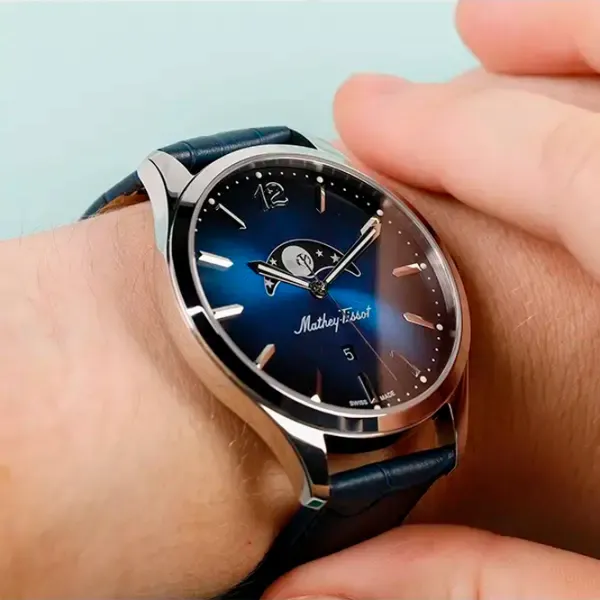 Ceas de mână pentru bărbați Mathey-Tissot H411LABU Cuarț / 42 mm photo 2
