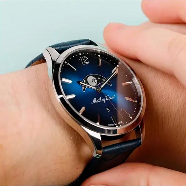 Ceas de mână pentru bărbați Mathey-Tissot H411LABU Cuarț / 42 mm photo 2