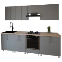 Bucătărie Smartex K3 PAL melaminat / Gray