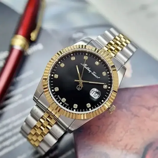 Ceas de mână unisex Mathey-Tissot H710BN Cuarț / 40 mm photo 4