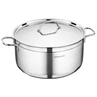 Кастрюля Korkmaz Alfa 6.8л Нержавеющая сталь / Нержавеющая сталь