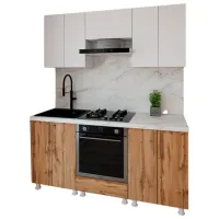 Кухня Smartex K3 ДСП меламин / Дуб темный