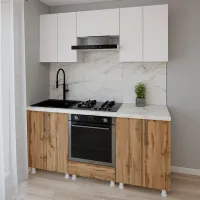 Кухня Smartex K3 ДСП меламин / Дуб темный photo 2