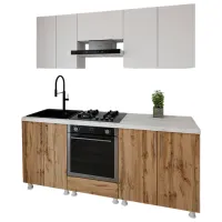 Кухня Smartex K3 ДСП меламин / Дуб темный