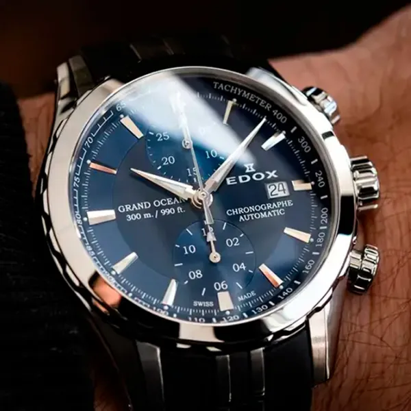 Ceas de mână pentru bărbați Edox 09800-3CA-BUIN Mecanic / 43 mm photo 2 Ceas de mână pentru bărbați Edox 09800-3CA-BUIN Mecanic / 43 mm photo 2