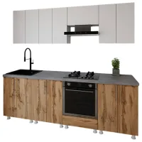 Bucătărie Smartex K3 PAL melaminat / Dark Oak