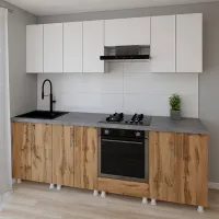 Bucătărie Smartex K3 PAL melaminat / Dark Oak photo 2