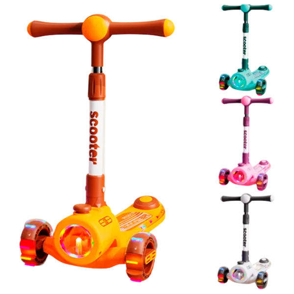 Trotinetă pentru copii cu trei roți Scooter BW2023 (BW2023) 50 kg/ Multicolor photo 1