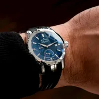 Ceas de mână pentru bărbați Edox 94500-3CA-BUIN Mecanic / 40 mm photo 2