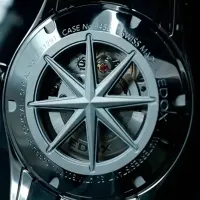 Ceas de mână pentru bărbați Edox 94500-3CA-BUIN Mecanic / 40 mm photo 3
