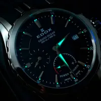 Ceas de mână pentru bărbați Edox 94500-3CA-BUIN Mecanic / 40 mm photo 4