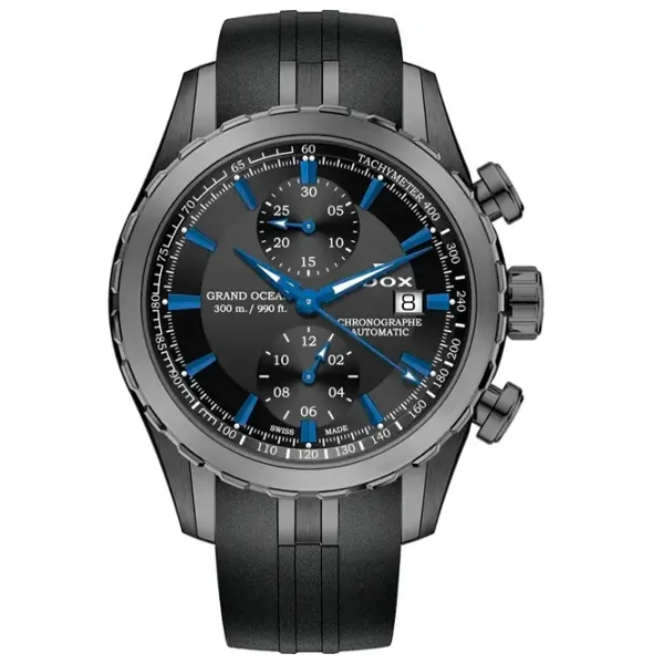 Ceas de mână pentru bărbați Edox 09800-357GNCA-NIBU Mecanic / 43 mm photo 1 Ceas de mână pentru bărbați Edox 09800-357GNCA-NIBU Mecanic / 43 mm photo 1