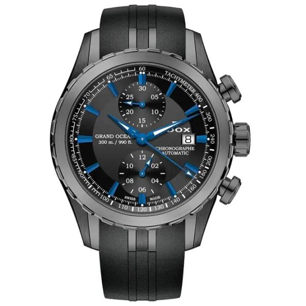 Ceas de mână pentru bărbați Edox 09800-357GNCA-NIBU Mecanic / 43 mm photo 1 Ceas de mână pentru bărbați Edox 09800-357GNCA-NIBU Mecanic / 43 mm photo 1