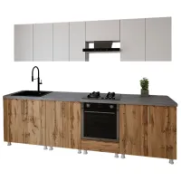 Bucătărie Smartex K3 PAL melaminat / Dark Oak