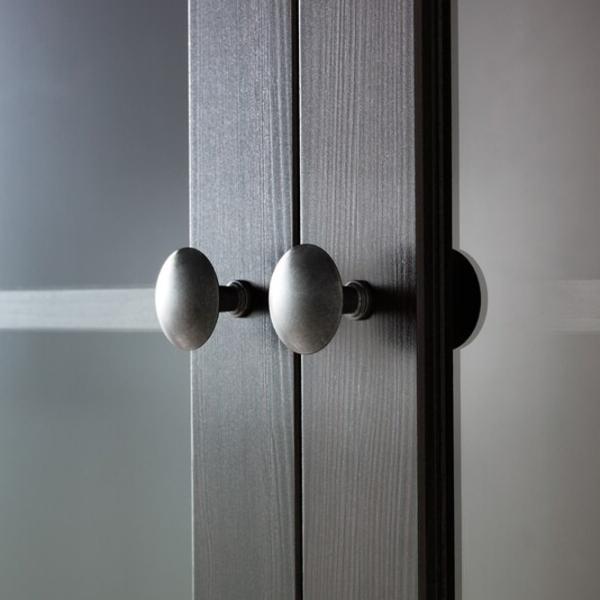 Dulap cu vitrină Ikea Hemnes 3 PAL / Black Brown photo 3 Dulap cu vitrină Ikea Hemnes 3 PAL / Black Brown photo 3