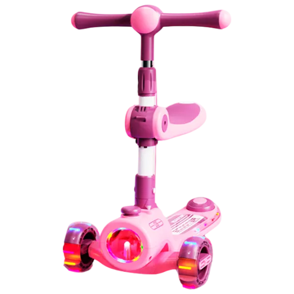 Trotinetă pentru copii cu trei roți Scooter BW2023z (BW2023z) 50 kg/ Multicolor photo 6