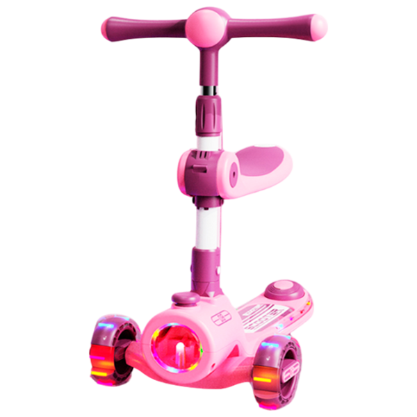 Trotinetă pentru copii cu trei roți Scooter BW2023z (BW2023z) 50 kg/ Multicolor photo 6