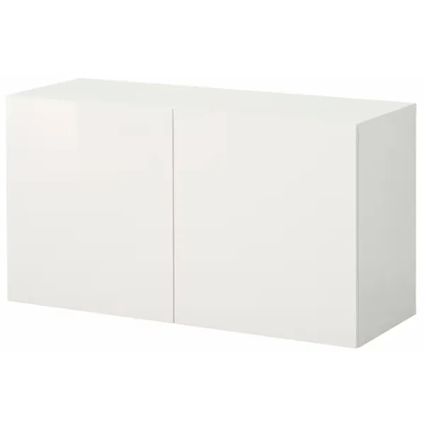 Dulap suspendat Ikea Besta/Selsviken White photo 1
