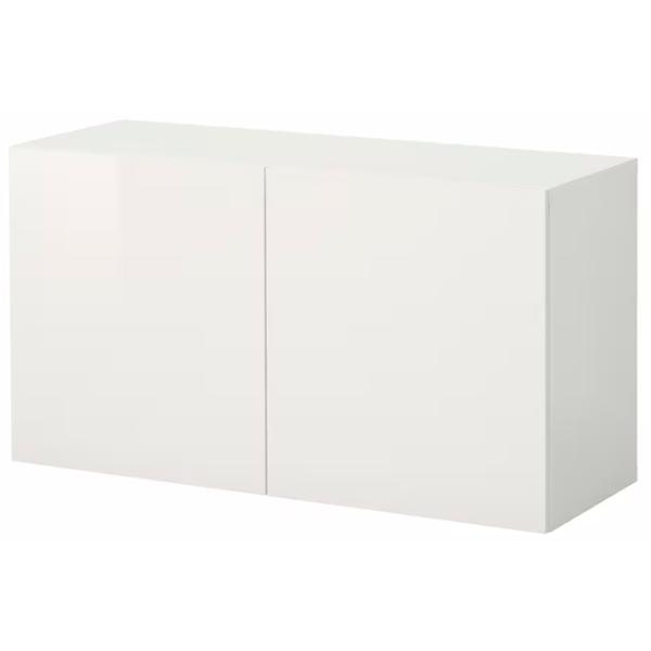 Dulap suspendat Ikea Besta/Selsviken White photo 1
