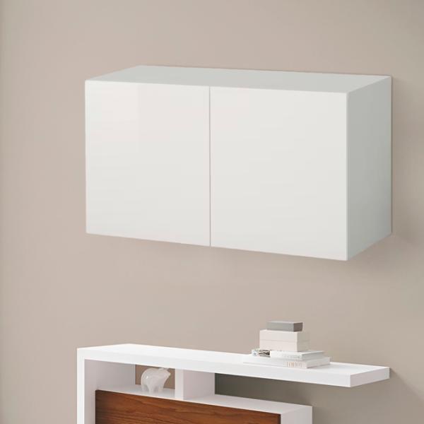 Dulap suspendat Ikea Besta/Selsviken White photo 4