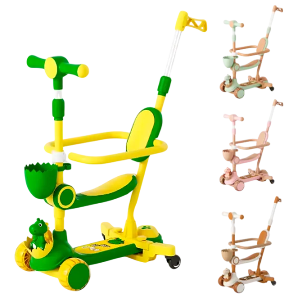 Trotinetă pentru copii cu trei roți Scooter BW812 (BW812) 50 kg/ Multicolor photo 1