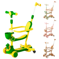 Trotinetă pentru copii cu trei roți Scooter BW812 (BW812) 50 kg/ Multicolor