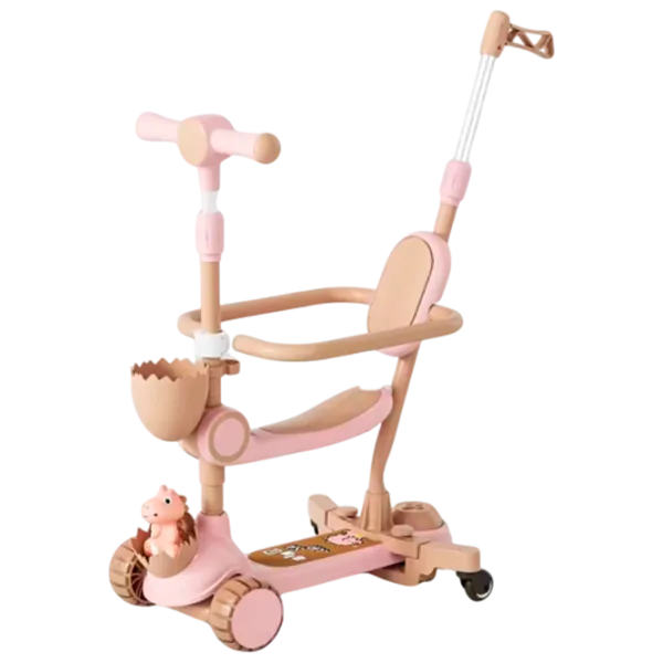 Trotinetă pentru copii cu trei roți Scooter BW812 (BW812) 50 kg/ Multicolor photo 2