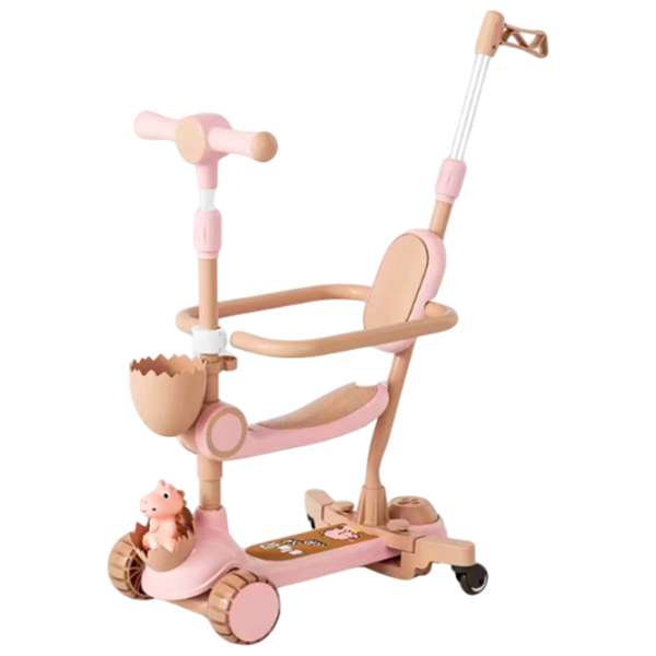 Trotinetă pentru copii cu trei roți Scooter BW812 (BW812) 50 kg/ Multicolor photo 2