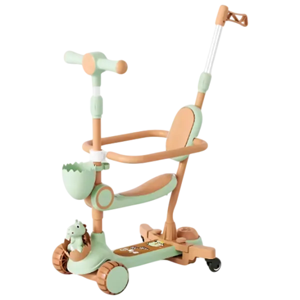 Trotinetă pentru copii cu trei roți Scooter BW812 (BW812) 50 kg/ Multicolor photo 3