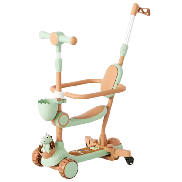 Trotinetă pentru copii cu trei roți Scooter BW812 (BW812) 50 kg/ Multicolor photo 3