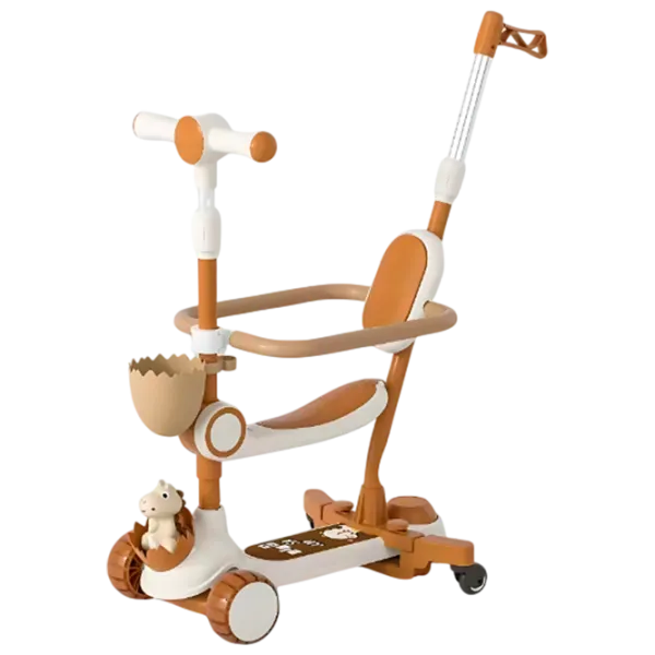 Trotinetă pentru copii cu trei roți Scooter BW812 (BW812) 50 kg/ Multicolor photo 4