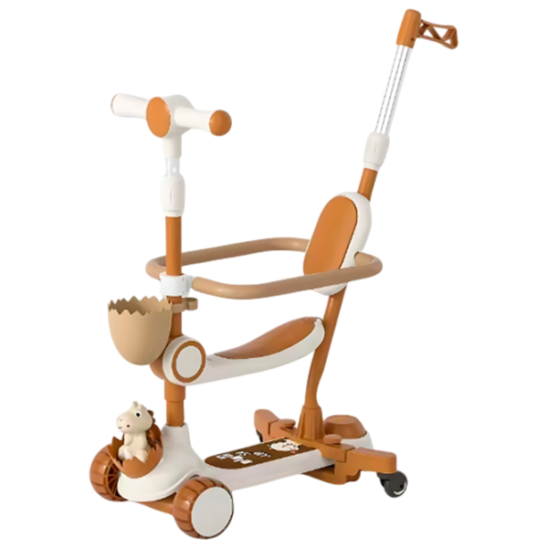 Trotinetă pentru copii cu trei roți Scooter BW812 (BW812) 50 kg/ Multicolor photo 4