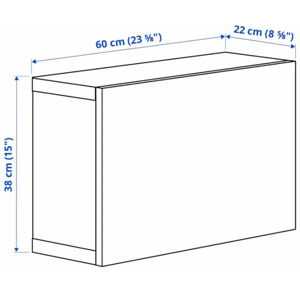 Навесные шкафы Ikea Besta/Sutterviken Белый photo 4
