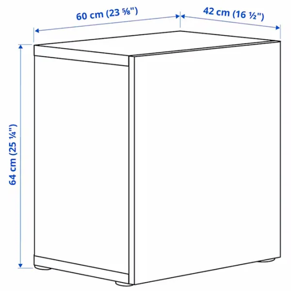 Dulap suspendat Ikea Besta/Sutterviken White photo 4
