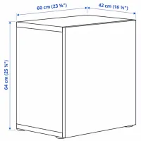 Dulap suspendat Ikea Besta/Sutterviken White photo 4