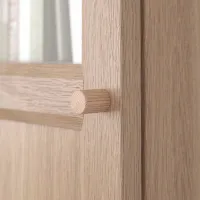 Витрина для гостиной Ikea Billy/Oxberg ДСП / Oak photo 4