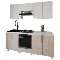 Кухня Smartex K3 ДСП меламин / Светлый Дуб