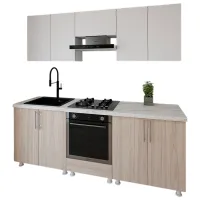 Bucătărie Smartex K3 PAL melaminat / Light Oak