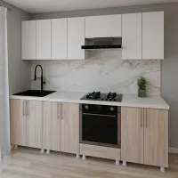 Кухня Smartex K3 ДСП меламин / Светлый Дуб photo 2