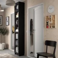 Dulap cu vitrină Ikea Billy/Oxberg PAL / Black photo 5
