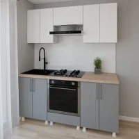 Кухня Smartex K3 ДСП меламин / Серый photo 2