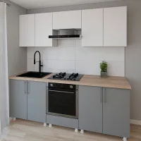 Bucătărie Smartex K3 PAL melaminat / Gray photo 2