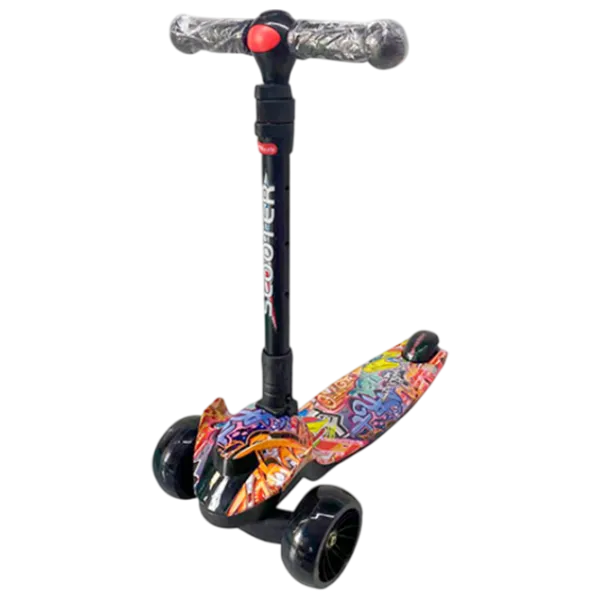 Trotinetă pentru copii cu trei roți Scooter 2610012-6P (2610012-6P) 50 kg/ Multicolor photo 2