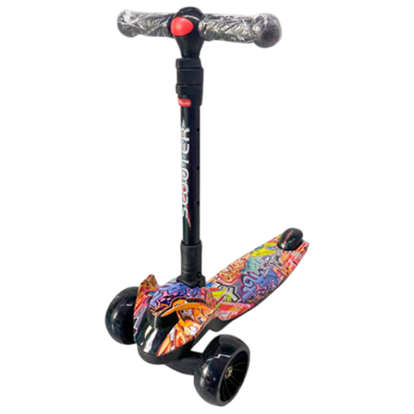 Trotinetă pentru copii cu trei roți Scooter 2610012-6P (2610012-6P) 50 kg/ Multicolor photo 2
