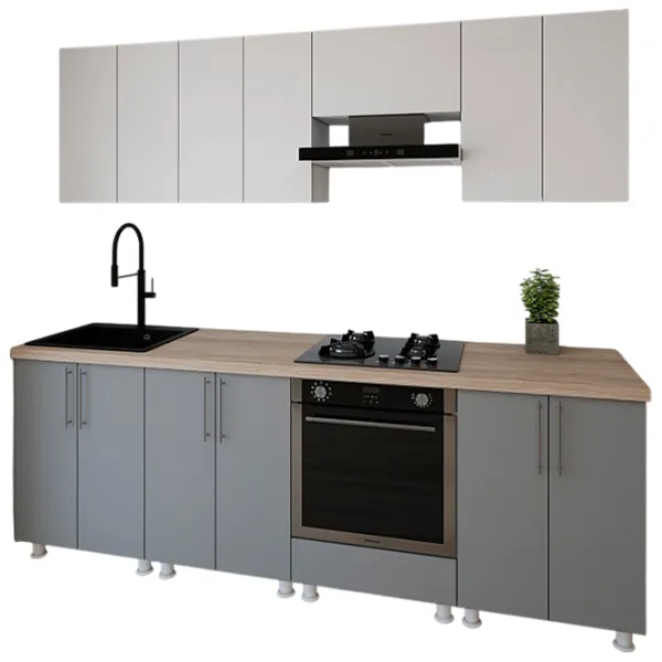 Bucătărie Smartex K3 PAL melaminat / Gray photo 1 Bucătărie Smartex K3 PAL melaminat / Gray photo 1