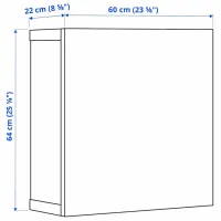 Dulap suspendat Ikea Besta/Sutterviken White photo 4