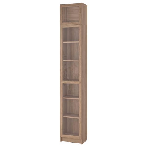 Dulap cu vitrină Ikea Billy/Oxberg PAL / Oak photo 1