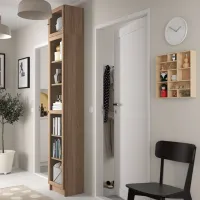 Dulap cu vitrină Ikea Billy/Oxberg PAL / Oak photo 4
