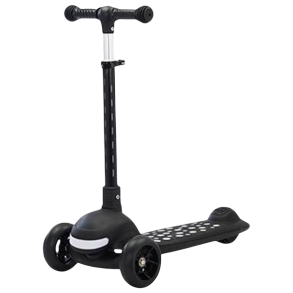 Trotinetă pentru copii cu trei roți Scooter 3010504-6 (3010504-6) 50 kg/ Black photo 1