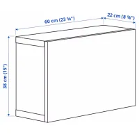 Dulap suspendat Ikea Besta/Smeviken White photo 5